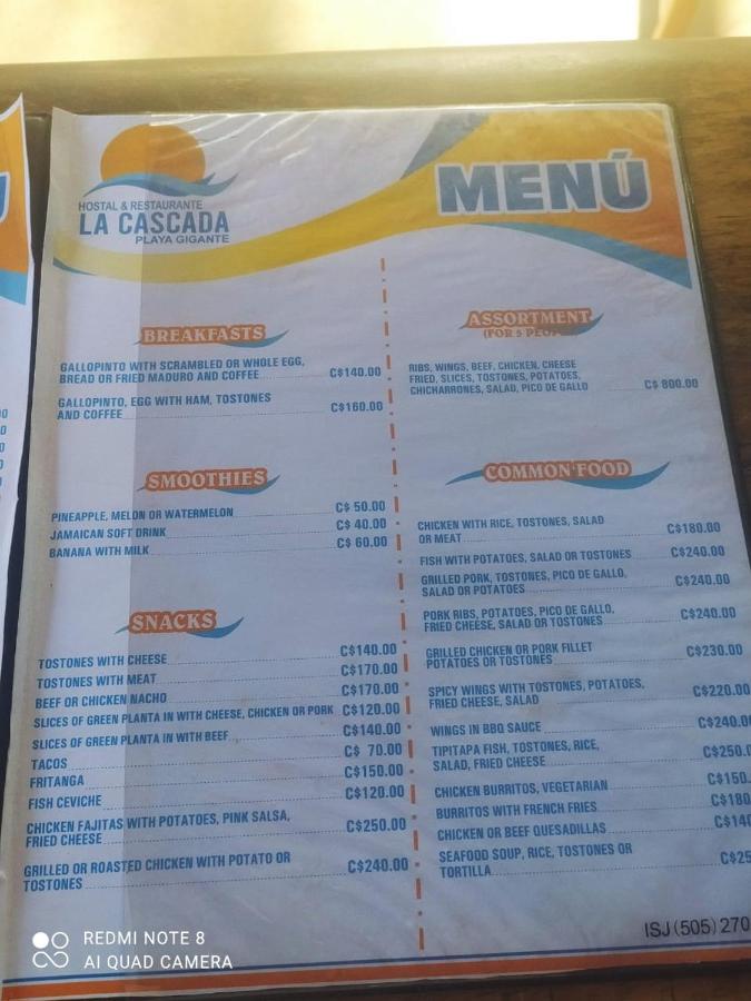 La Cascada Hostel & Restaurant 里瓦斯 外观 照片